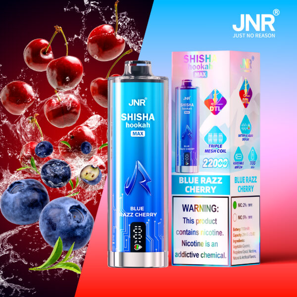 JNR SHISHA MAX 22000 PUFF– 22K Puffs of Rich, Smooth Flavor - Image 17