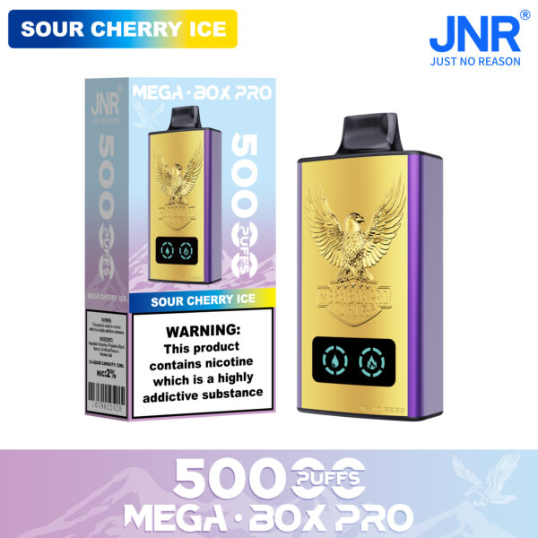 JNR Mega Box Pro 50000 PUFF – Ultimate 50K Puffs, Dual Mesh, 54ml E-Liquid Vape - Image 15