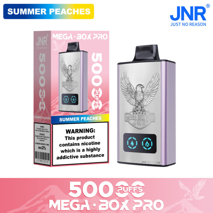 SUMMER PEACHES-JNR Mega box Pro 50000 PUFF-Kasumivape