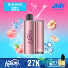 Summer-Peach-lce夏日桃子冰-JNR AURORA 27000 PUFF-Kasumivape