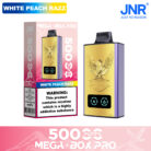 WHITE PEACH RAZZ-JNR Mega box Pro 50000 PUFF-Kasumivape