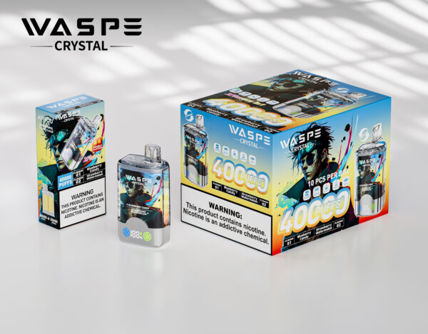 WASPE Crystal Double 40000 PUFF – Ultimate Dual-Flavor Vaping Power - Image 5