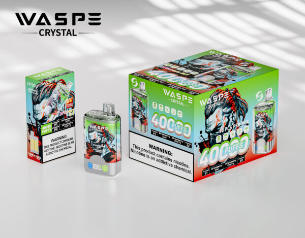 WASPE Crystal Double 40000 PUFF – Ultimate Dual-Flavor Vaping Power - Image 6