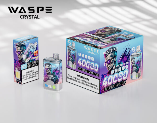 WASPE Crystal Double 40000 PUFF – Ultimate Dual-Flavor Vaping Power - Image 7