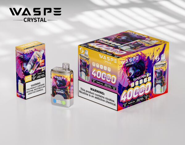 WASPE Crystal Double 40000 PUFF – Ultimate Dual-Flavor Vaping Power - Image 9