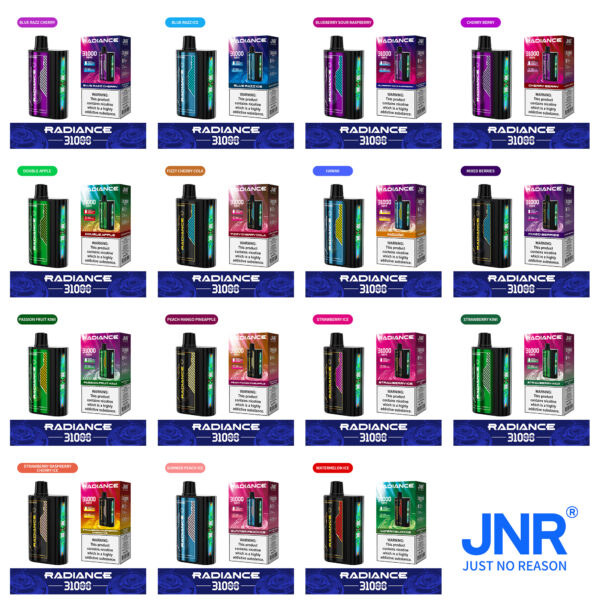 JNR Radiance 31000 PUFF– 31K Puffs of Premium Flavor and Enduring Power - Image 2