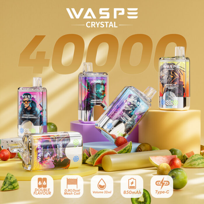 WASPE Crystal Double 40000 PUFF Kasumivape