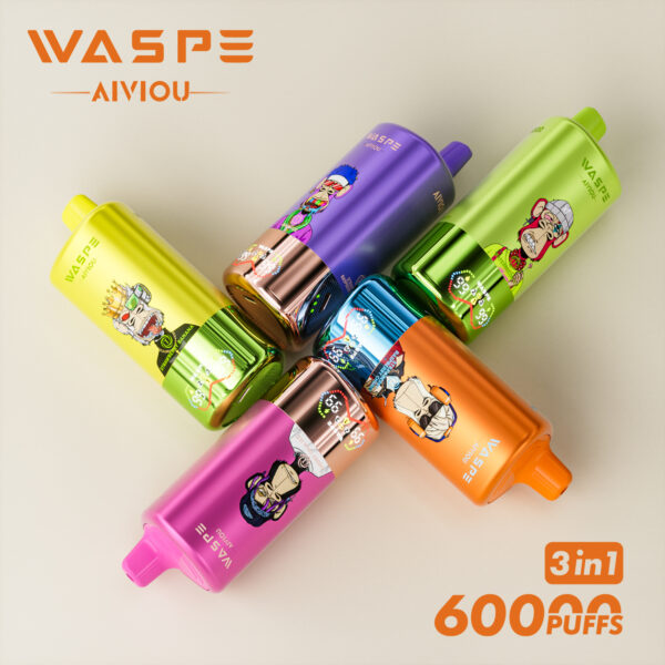 WASPE 3 in 1 60000 PUFF – Triple Flavor, Endless Enjoyment - Image 3