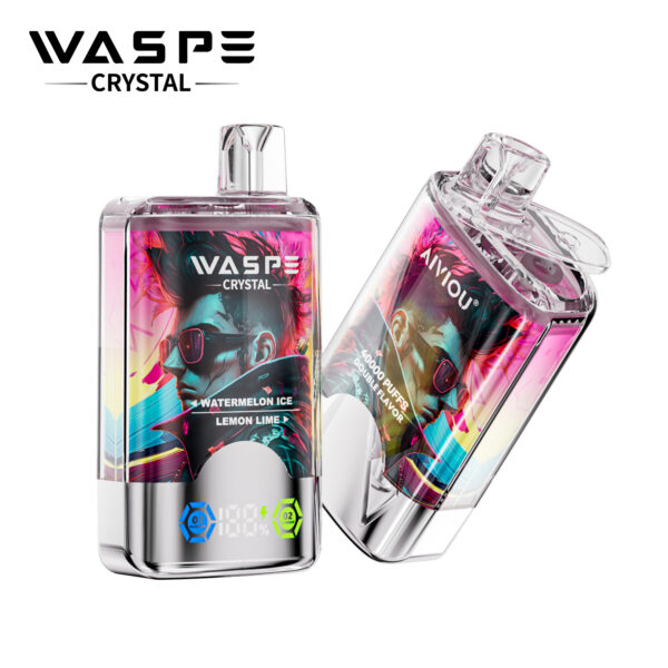 WASPE Crystal Double 40000 PUFF – Ultimate Dual-Flavor Vaping Power - Image 14