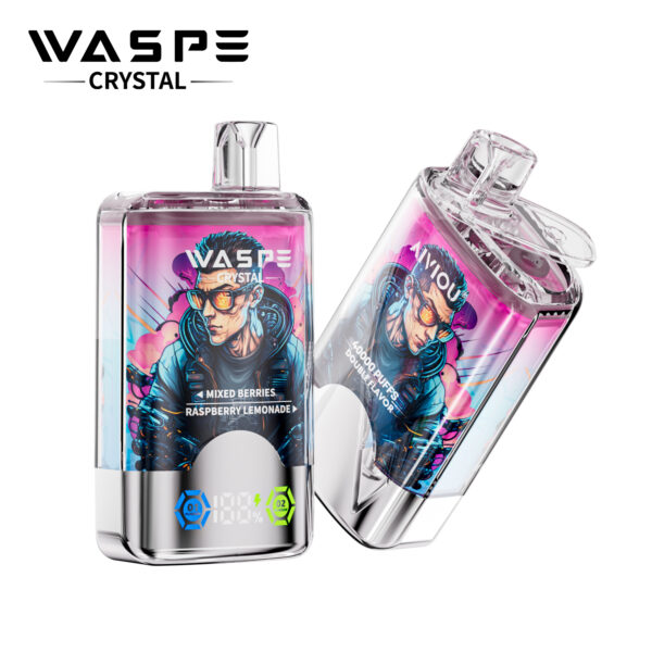 WASPE Crystal Double 40000 PUFF – Ultimate Dual-Flavor Vaping Power - Image 24