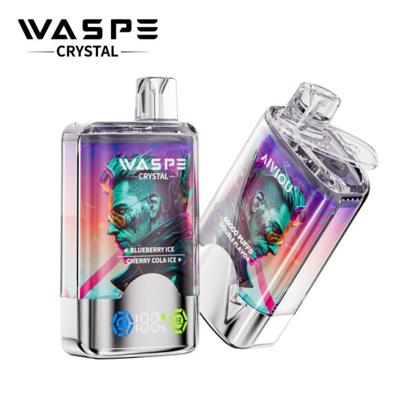 WASPE Crystal Double 40000 PUFF – Ultimate Dual-Flavor Vaping Power - Image 25