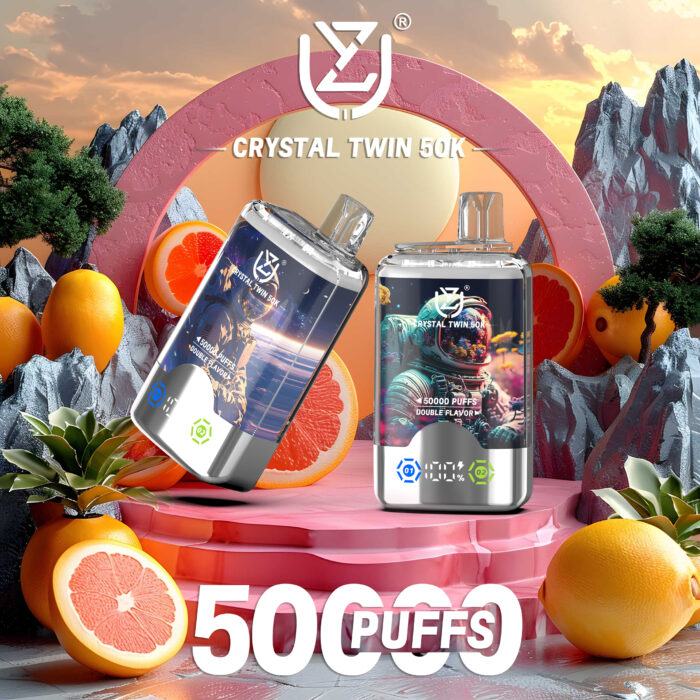 UZY CRYSTAL TWIN 50000 PUFF Kasumivape UZY CRYSTAL TWIN 50000 PUFF Kasumivape
