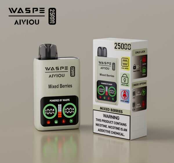 WASPE Aiviou-25000 PUFF | 25,000 Puffs of Pure Performance & Safety - Image 9