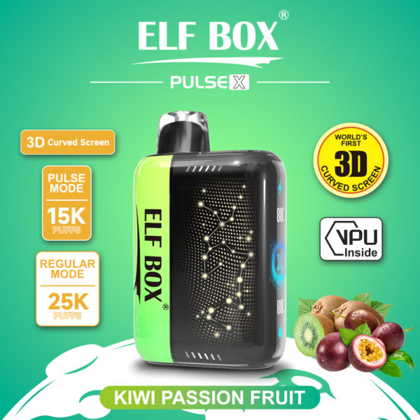 ELF BOX PULSE X 25000 PUFF: The 2-in-1 Powerhouse with Up to 25,000 Puffs - Image 3