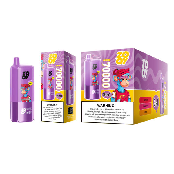 ZOOY TRIPLE 70000 PUFF: EU Warehouse, The 3-in-1 Flavor Powerhouse - Image 6