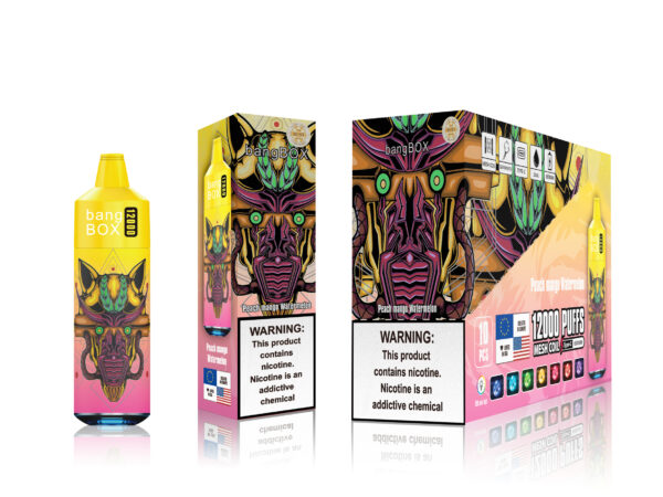 Bang Tornado 12000 Puffs: Long-Lasting Disposable Vape with 0%-5% Nicotine & Huge 20ml Capacity - Image 2