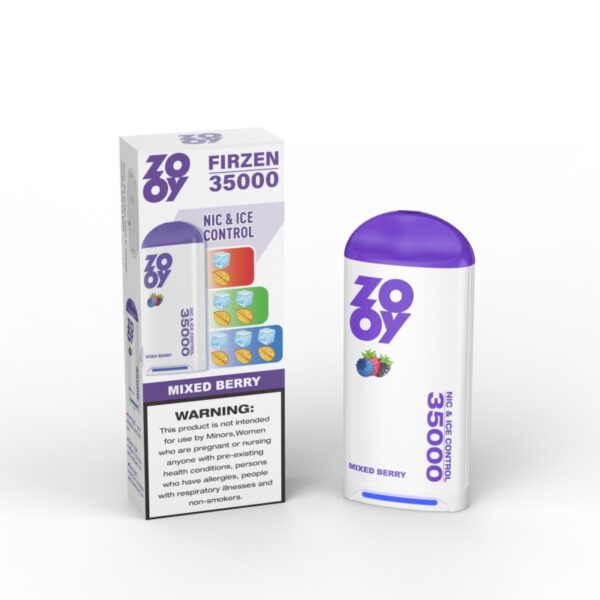 ZOOY FIRZEN 35000 PUFF: Dual Mesh Coil Powerhouse with 3-Color RGB Light - Image 5