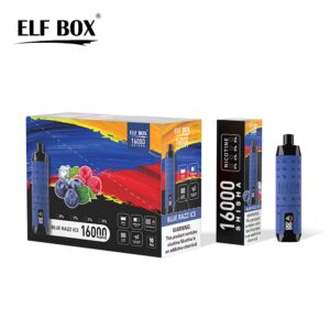 Elf Box shisha 16000- Blue Razz ice-Kasumivape