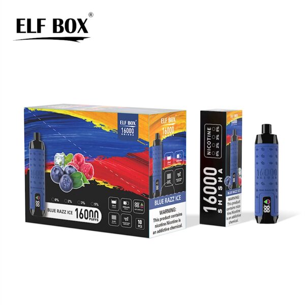 ELF BOX SHISHA 16000 PUFF: The 16000-Puff Powerhouse with a 28ml E-liquid Tank - Image 2
