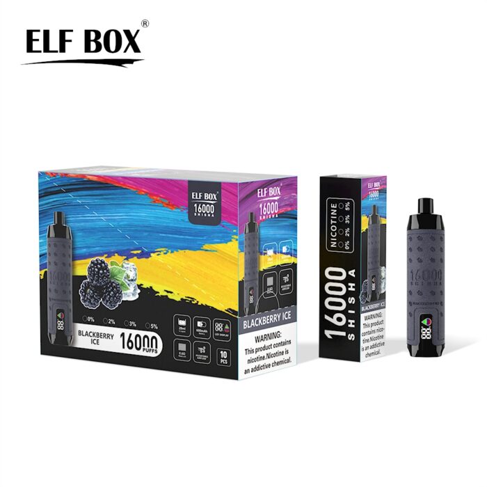 Elf Box shisha 16000-Blackberry ice-Kasumivape