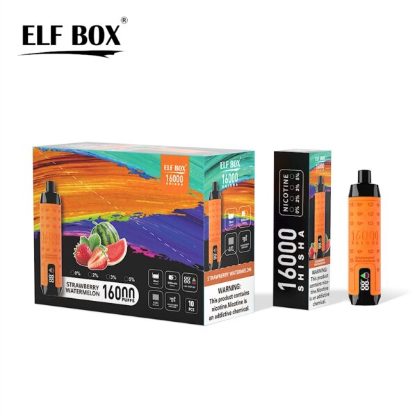 ELF BOX SHISHA 16000 PUFF: The 16000-Puff Powerhouse with a 28ml E-liquid Tank - Image 9