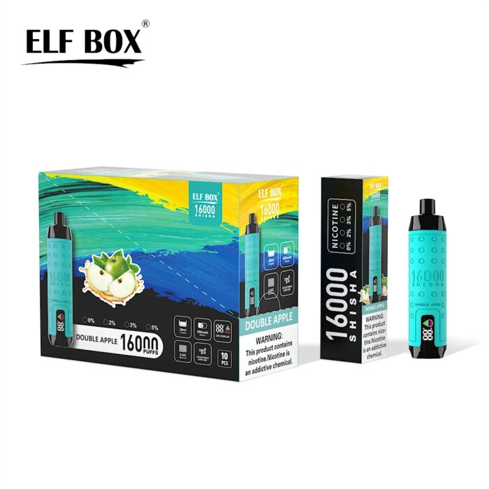 Elf Box shisha 16000-Double Apple-Kasumivape