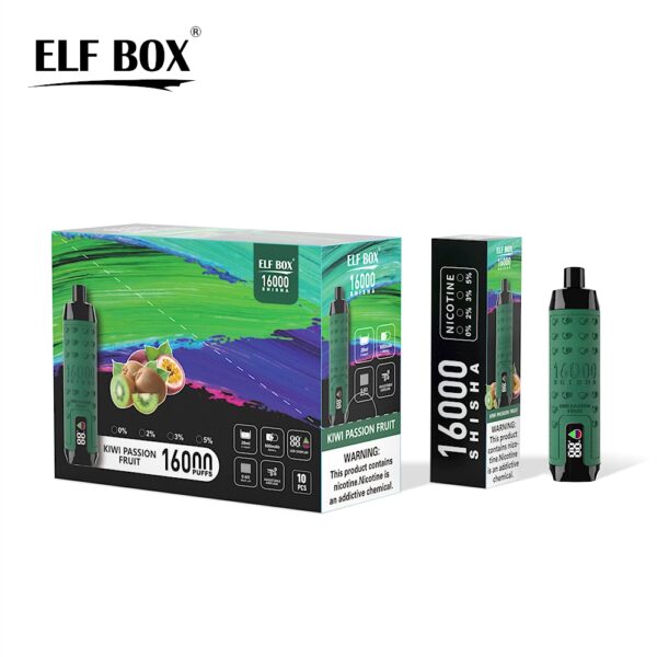 ELF BOX SHISHA 16000 PUFF: The 16000-Puff Powerhouse with a 28ml E-liquid Tank - Image 3