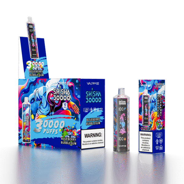 VAPME SHISHA 30000 PUFF: Unprecedented Endurance, 30,000 Puffs, and a 0.6Ω Dual Mesh Coil - Image 5