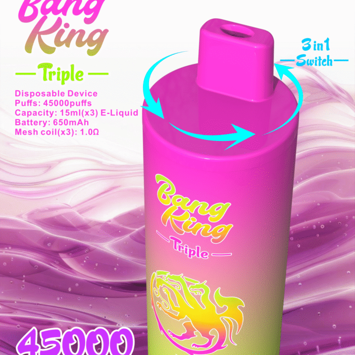 Bang King Triple 45000(3 In 1)PUFF-Kasumivape Bang King Triple 45000(3 In 1)PUFF-Kasumivape
