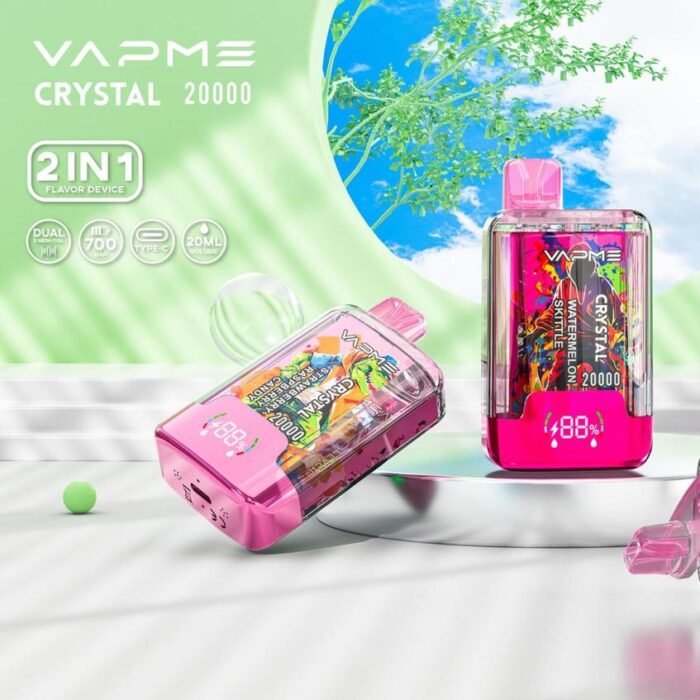 VAPME CRYSTAL 20000 PUFF-Kasumivape VAPME CRYSTAL 20000 PUFF-Kasumivape