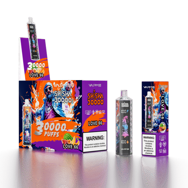 VAPME SHISHA 30000 PUFF: Unprecedented Endurance, 30,000 Puffs, and a 0.6Ω Dual Mesh Coil - Image 9