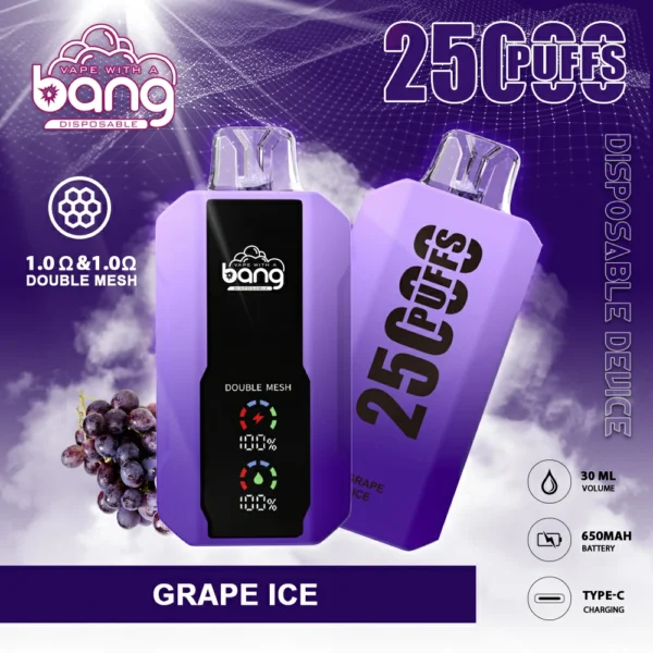 Bang 25000 PUFF: The Ultimate Vaping Experience with a 1.0Ω Mesh Coil - Image 6