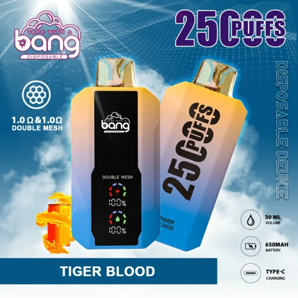 Bang 25000 PUFF: The Ultimate Vaping Experience with a 1.0Ω Mesh Coil - Image 4