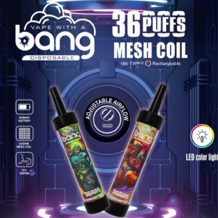 Bang 36000 PUFF: Unprecedented Endurance, High-Performance 0.6Ω Mesh Coil