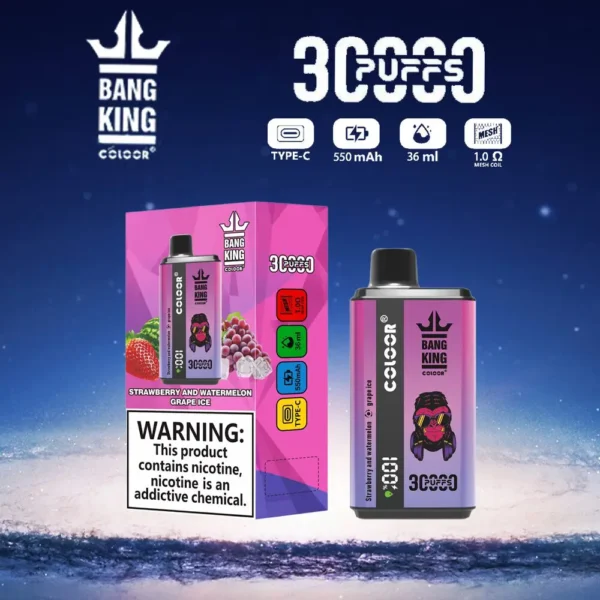 Bang King 30000 PUFF: A Dual-Flavor Device with a Digital Display - Image 8