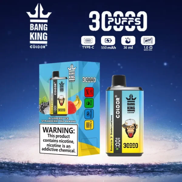 Bang King 30000 PUFF: A Dual-Flavor Device with a Digital Display - Image 9