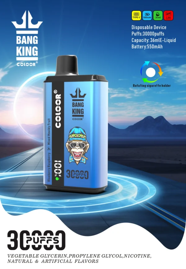 Bang King 30000 PUFF: A Dual-Flavor Device with a Digital Display - Image 2