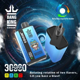 Bang King 30000 PUFF: A Dual-Flavor Device with a Digital Display