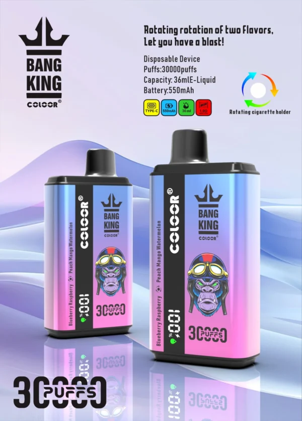 Bang King 30000 PUFF: A Dual-Flavor Device with a Digital Display - Image 3