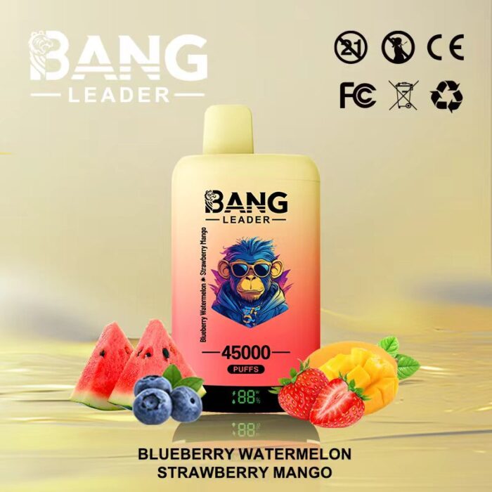 Blueberry Watermelon & Strawberry Mango-Bang Leader 45000 Puffs-Disposable E-Cigarette