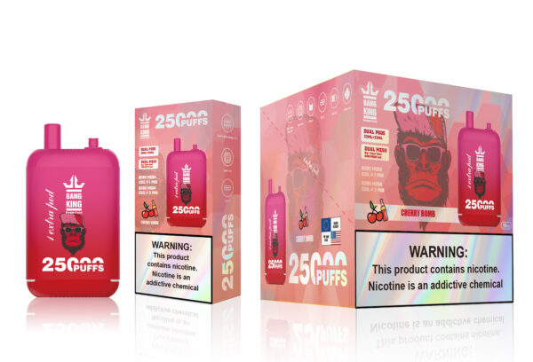 Bang King 25000 PUFF: The 25,000-Puff Vaping King with a 46ml Dual-Pod E-liquid System - Image 11