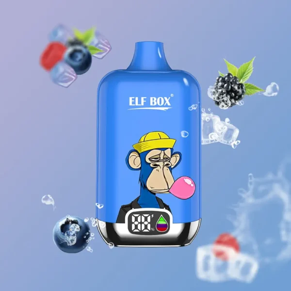 ELF BOX Digital 12000 PUFF: Master Your Vape with 12000 Puffs, a 0.8Ω Mesh Coil, and a Digital Display - Image 3