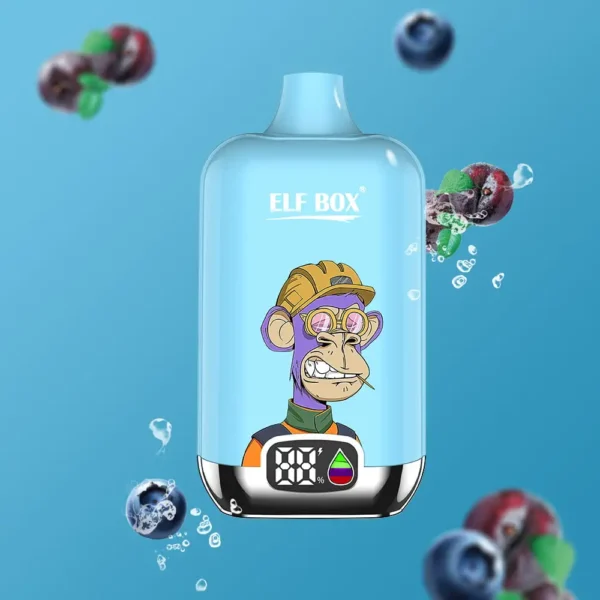 ELF BOX Digital 12000 PUFF: Master Your Vape with 12000 Puffs, a 0.8Ω Mesh Coil, and a Digital Display - Image 4
