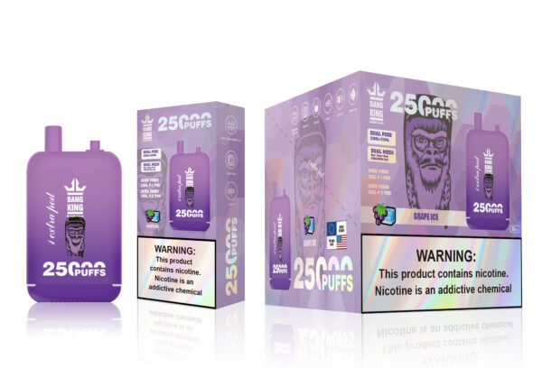 Bang King 25000 PUFF: The 25,000-Puff Vaping King with a 46ml Dual-Pod E-liquid System - Image 10