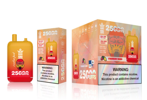 Bang King 25000 PUFF: The 25,000-Puff Vaping King with a 46ml Dual-Pod E-liquid System - Image 6