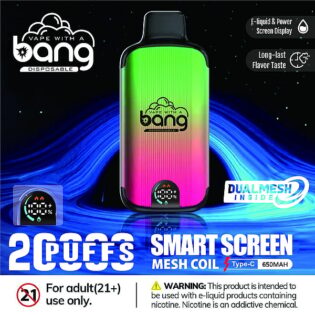 Bang 20000 PUFF: Rule Your Vape with a 28ml Capacity and a Robust 850mAh Battery