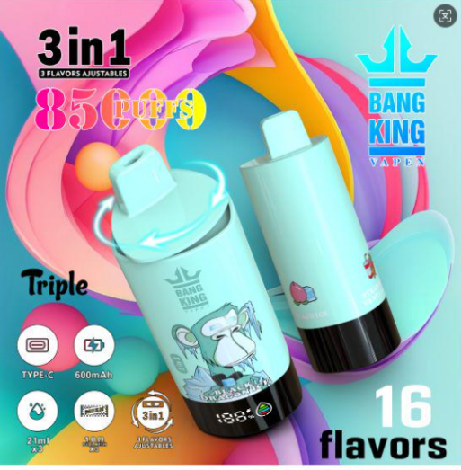 Bang King Triple 85000 PUFF-Kasumivape Bang King Triple 85000 PUFF-Kasumivape