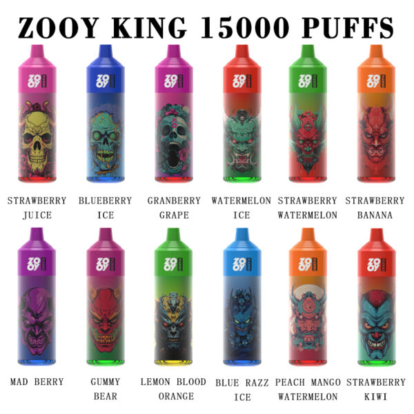 ZOOY King 15000 PUFF: A Lightweight King at 110g, with a Massive 15,000-Puff Lifespan