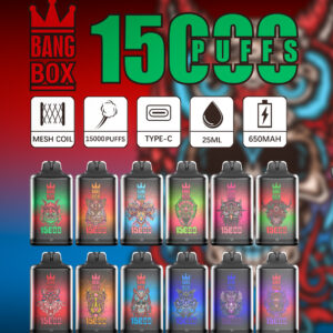 Bang Box 15000 PUFF: 650mAh Pure Cobalt Battery, 5A Discharge Stability
