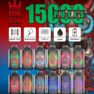 Bang Box 15000 PUFF: 650mAh Pure Cobalt Battery, 5A Discharge Stability